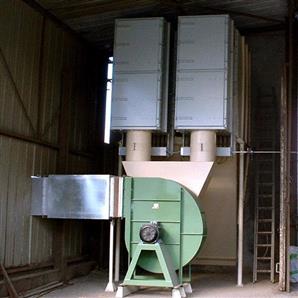 Filtration d'une fosse vrac