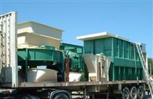 Melangeuse, tamiseur et presse d'occasion pour ligne de granulation de fertilisants