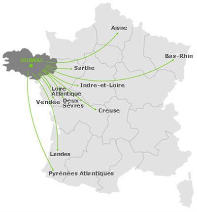 Zone d'intervention Nutrition Animale et divers